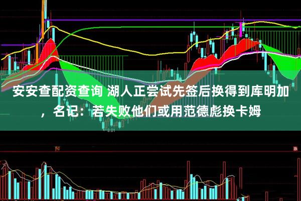 安安查配资查询 湖人正尝试先签后换得到库明加,名记:若失败他们或用范德彪换卡姆